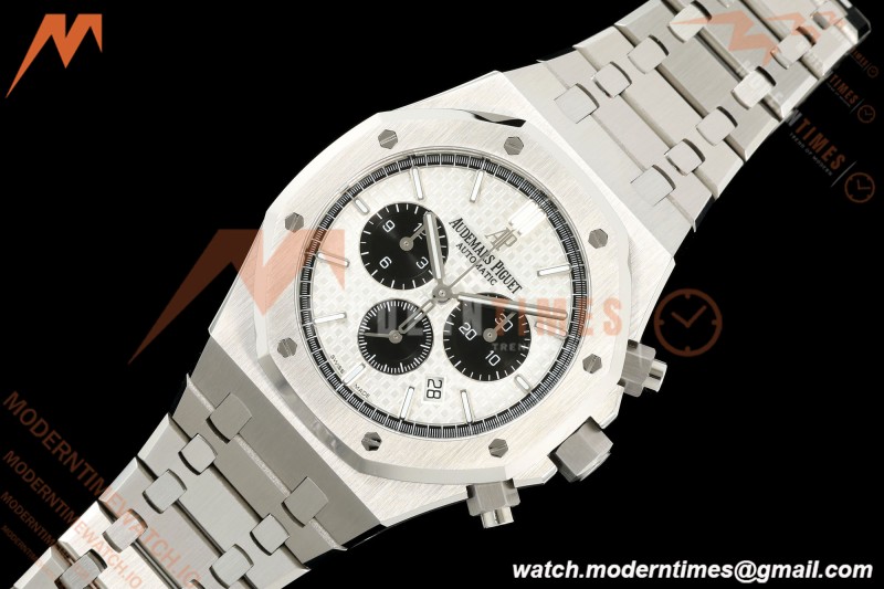Audemars Piguet - Royal Oak Chronograph 26331ST 41mm SS/SS White/Stk APSF A2385