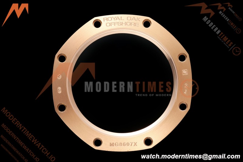 Audemars Piguet - Royal Oak Offshore Chronograph 43mm 26420RO RG/CER/RU Blk/Silv APPF Cal. 4401 Mod