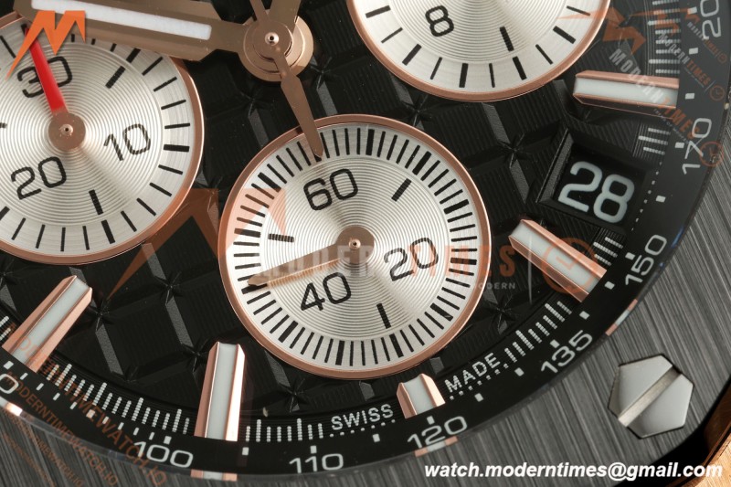 Audemars Piguet - Royal Oak Offshore Chronograph 43mm 26420RO RG/CER/RU Blk/Silv APPF Cal. 4401 Mod