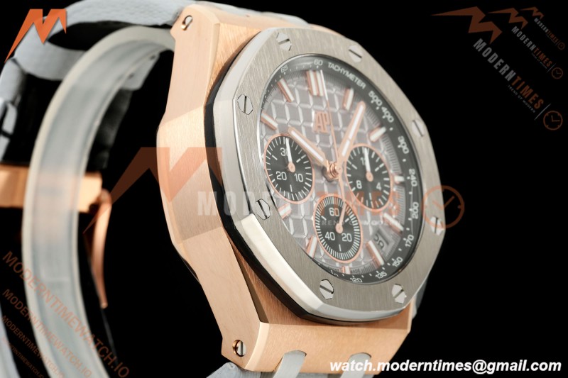 Audemars Piguet - Royal Oak Offshore Chronograph 43mm 26420OI RG/TI/NY Grey/Blk APPF Cal. 4401 Mod