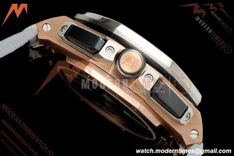 Audemars Piguet - Royal Oak Offshore Chronograph 43mm 26420OI RG/TI/NY Grey/Blk APPF Cal. 4401 Mod