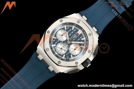 Audemars Piguet - Royal Oak Offshore Chronograph 43mm 26420TI TI/RU Blu/Silv APPF Cal. 4401 Mod