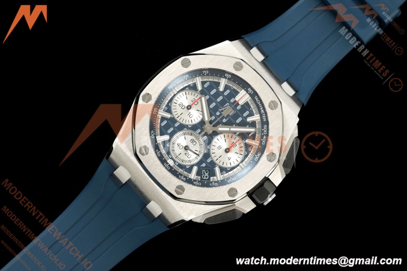 Audemars Piguet - Royal Oak Offshore Chronograph 43mm 26420TI TI/RU Blu/Silv APPF Cal. 4401 Mod