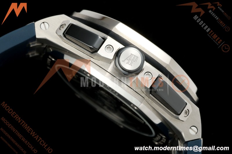 Audemars Piguet - Royal Oak Offshore Chronograph 43mm 26420TI TI/RU Blu/Silv APPF Cal. 4401 Mod
