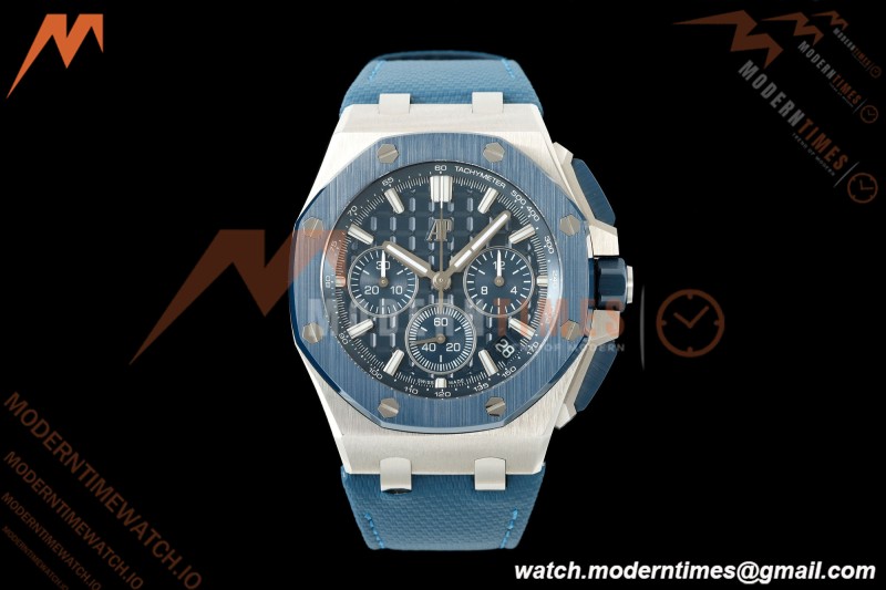 Audemars Piguet - Royal Oak Offshore Chronograph 43mm 26420SO SS/CER/NY Blue Dial APPF Cal. 4401 Mod