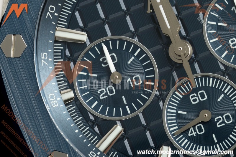 Audemars Piguet - Royal Oak Offshore Chronograph 43mm 26420SO SS/CER/NY Blue Dial APPF Cal. 4401 Mod