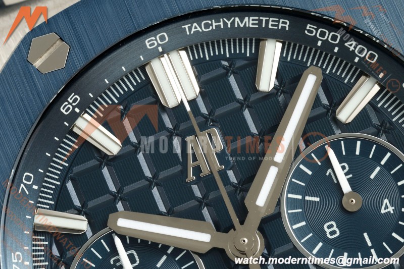 Audemars Piguet - Royal Oak Offshore Chronograph 43mm 26420SO SS/CER/NY Blue Dial APPF Cal. 4401 Mod