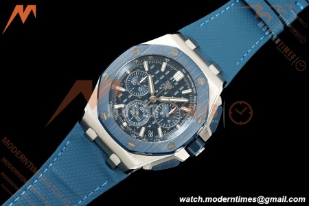 Audemars Piguet - Royal Oak Offshore Chronograph 43mm 26420SO SS/CER/NY Blue Dial APPF Cal. 4401 Mod