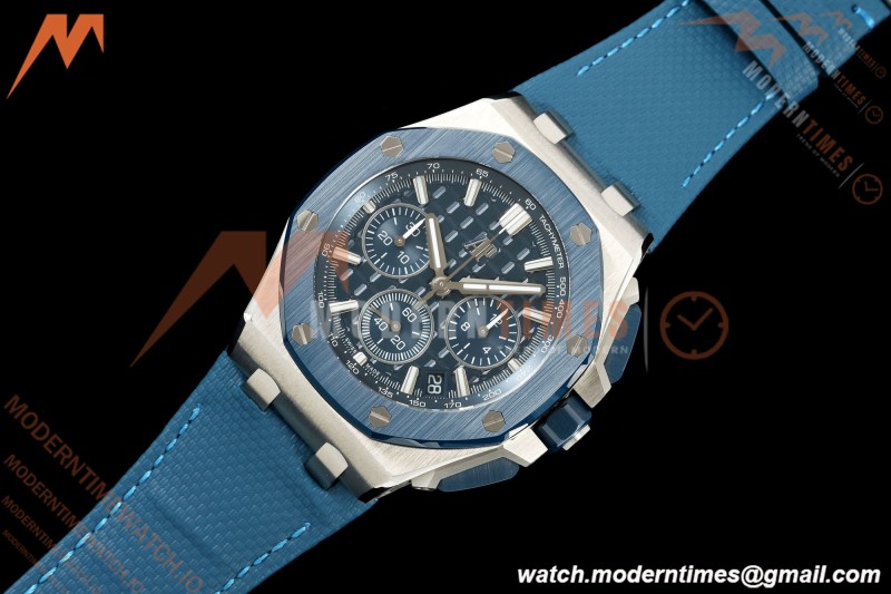 Audemars Piguet - Royal Oak Offshore Chronograph 43mm 26420SO SS/CER/NY Blue Dial APPF Cal. 4401 Mod