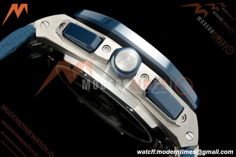 Audemars Piguet - Royal Oak Offshore Chronograph 43mm 26420SO SS/CER/NY Blue Dial APPF Cal. 4401 Mod