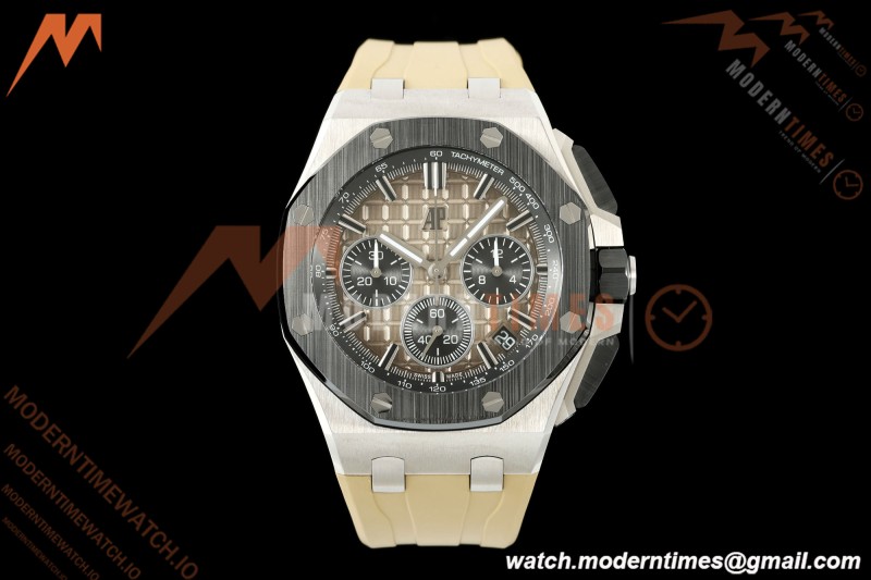 Audemars Piguet - Royal Oak Offshore Chronograph 43mm 26420SO SS/CER/RU Brn/Blk APPF Cal. 4401 Mod | 오데마 피게 - 로얄 오크 오프쇼어 크로노그래프 43mm 26420SO SS/CER/RU Brn/Blk APPF Cal. 4401 Mod
