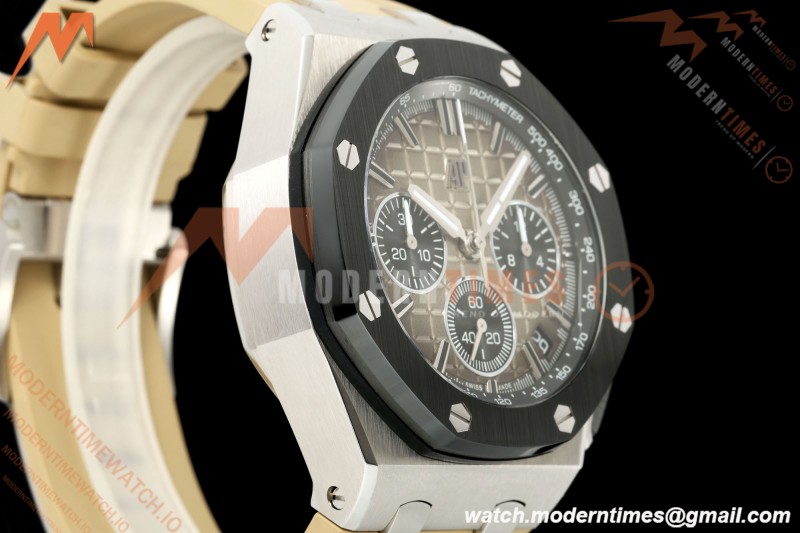 Audemars Piguet - Royal Oak Offshore Chronograph 43mm 26420SO SS/CER/RU Brn/Blk APPF Cal. 4401 Mod | 오데마 피게 - 로얄 오크 오프쇼어 크로노그래프 43mm 26420SO SS/CER/RU Brn/Blk APPF Cal. 4401 Mod