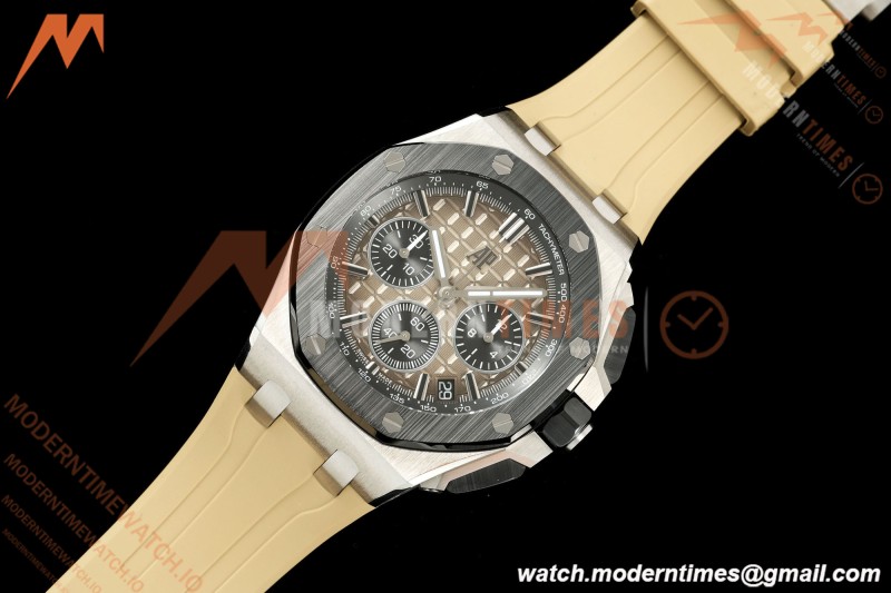Audemars Piguet - Royal Oak Offshore Chronograph 43mm 26420SO SS/CER/RU Brn/Blk APPF Cal. 4401 Mod | 오데마 피게 - 로얄 오크 오프쇼어 크로노그래프 43mm 26420SO SS/CER/RU Brn/Blk APPF Cal. 4401 Mod