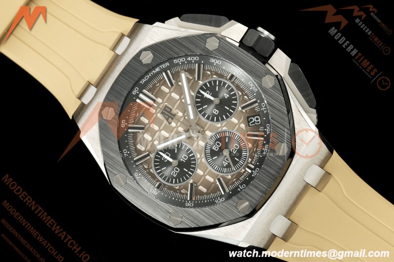 Audemars Piguet - Royal Oak Offshore Chronograph 43mm 26420SO SS/CER/RU Brn/Blk APPF Cal. 4401 Mod | 오데마 피게 - 로얄 오크 오프쇼어 크로노그래프 43mm 26420SO SS/CER/RU Brn/Blk APPF Cal. 4401 Mod