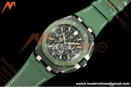 Audemars Piguet - Royal Oak Offshore Chronograph 43mm 26420CE CER/NY Green Dial APPF Cal. 4401 Mod