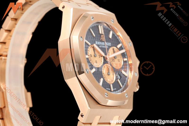 Audemars Piguet - Royal Oak Chronograph 26331OR RG/RG Blue/Stk APWF A2385