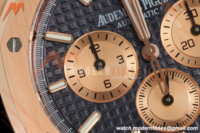 Audemars Piguet - Royal Oak Chronograph 26331OR RG/RG Blue/Stk APWF A2385