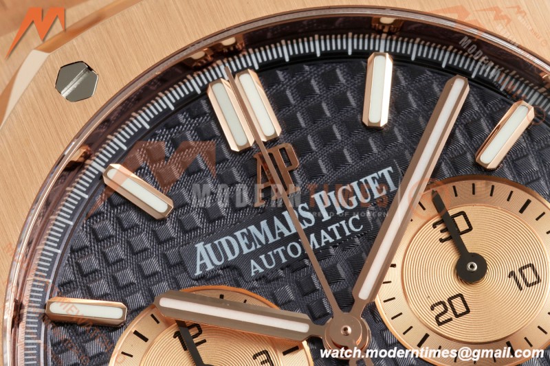Audemars Piguet - Royal Oak Chronograph 26331OR RG/RG Blue/Stk APWF A2385