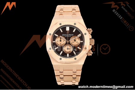 Audemars Piguet - Royal Oak Chronograph 26331OR RG/RG Brn/Stk APWF A2385 | 오데마 피게 - 로얄 오크 크로노그래프 26331OR RG/RG Brn/Stk APWF A2385