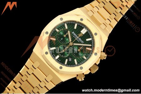 Audemars Piguet - Royal Oak Chronograph 26331BA YG/YG Grn/Stk APWF A2385 | 오데마 피게 - 로얄 오크 크로노그래프 26331BA YG/YG 그린/Stk APWF A2385
