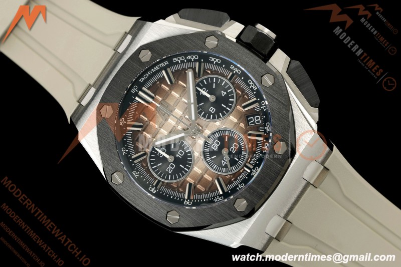 Audemars Piguet - Royal Oak Offshore Chronograph 43mm 26420SO SS/CER/RU Brn/Blk APSF SA4401