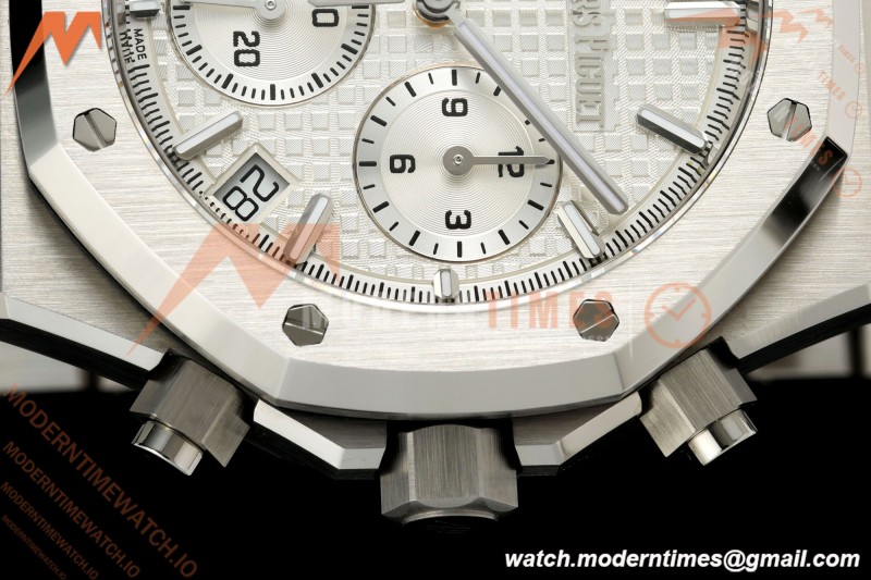 Audemars Piguet - Royal Oak 26240ST 41mm SS/SS White Dial TOP DD4401