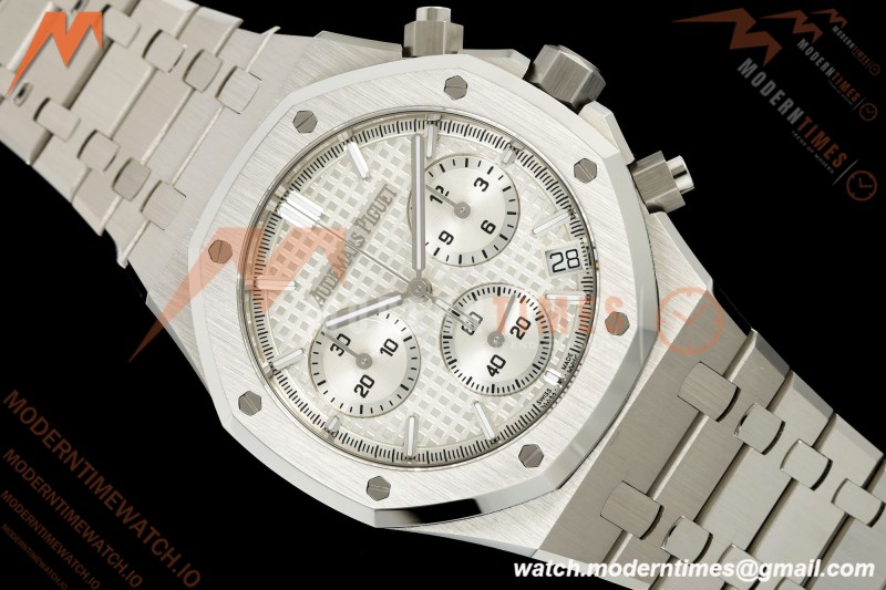 Audemars Piguet - Royal Oak 26240ST 41mm SS/SS White Dial TOP DD4401