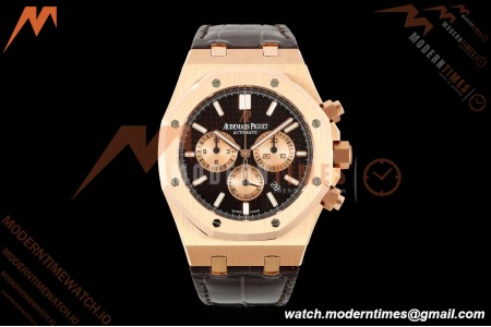 Audemars Piguet - Royal Oak Chronograph 26331OR RG/LE Brn/Stk APWF A2385 | 오데마 피게 - 로얄 오크 크로노그래프 26331OR RG/LE Brn/Stk APWF A2385