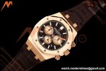 Audemars Piguet - Royal Oak Chronograph 26331OR RG/LE Brn/Stk APWF A2385