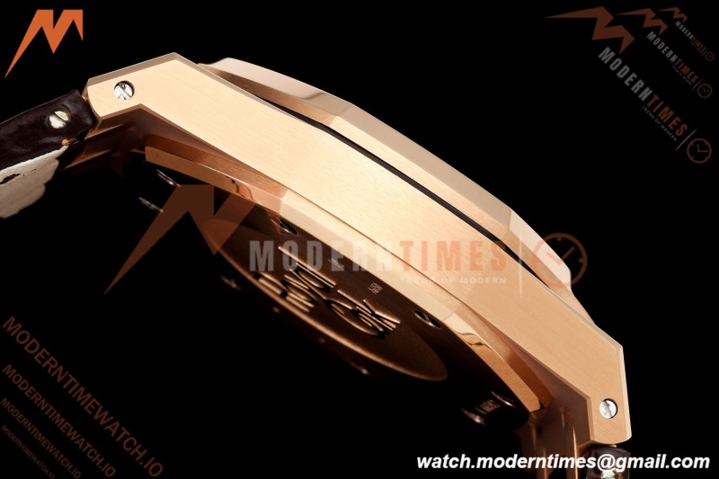 Audemars Piguet - Royal Oak Chronograph 26331OR RG/LE Brn/Stk APWF A2385