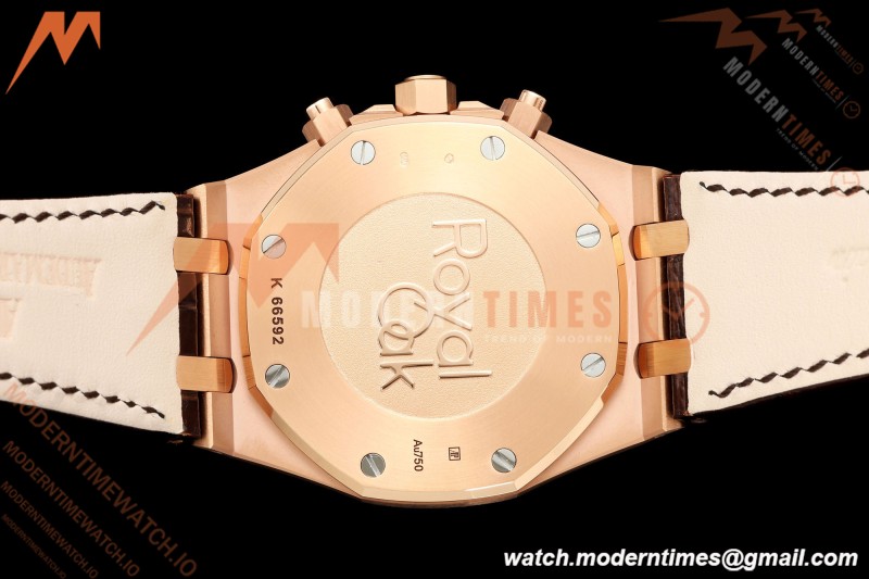 Audemars Piguet - Royal Oak Chronograph 26331OR RG/LE Brn/Stk APWF A2385