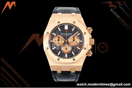 Audemars Piguet - Royal Oak Chronograph 26331OR RG/LE Blu/Stk APWF A2385 | 오데마 피게 - 로얄 오크 크로노그래프 26331OR RG/LE 블루/Stk APWF A2385