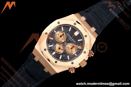 Audemars Piguet - Royal Oak Chronograph 26331OR RG/LE Blu/Stk APWF A2385