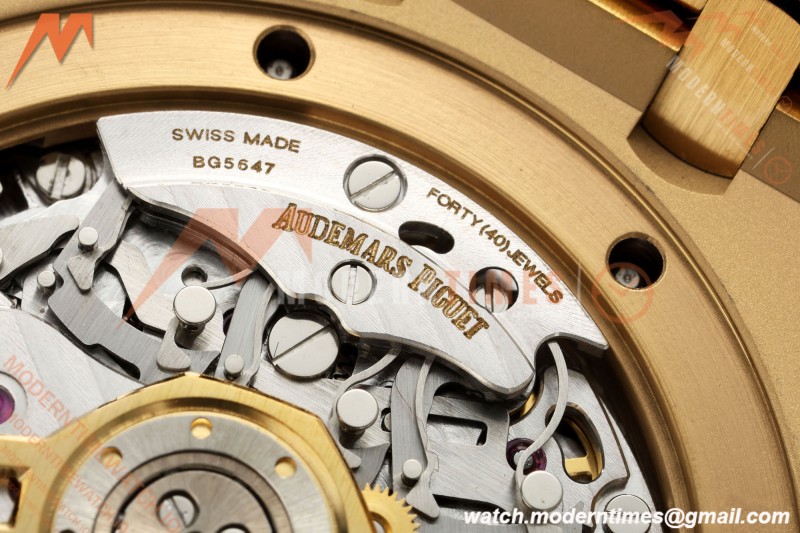 Audemars Piguet - Royal Oak Chrono 26240BA Gain Weight 41mm Frosted YG/YG SWF Gold Dial DDF DD4401