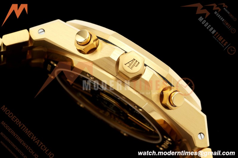 Audemars Piguet - Royal Oak Chrono 26240BA Gain Weight 41mm Frosted YG/YG SWF Gold Dial DDF DD4401