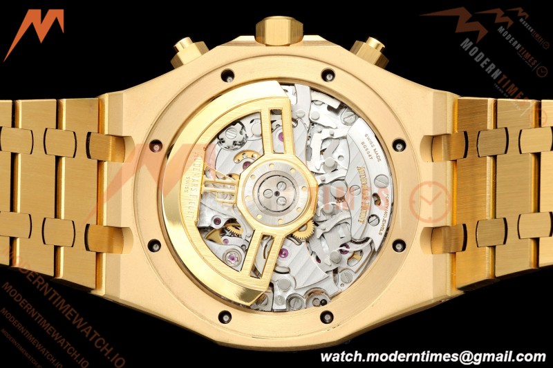 Audemars Piguet - Royal Oak Chrono 26240BA Gain Weight 41mm Frosted YG/YG SWF Gold Dial DDF DD4401