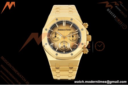 Audemars Piguet - Royal Oak Chrono 26240BA Gain Weight 41mm YG/YG SWF Smoked Gold Dial DDF DD4401