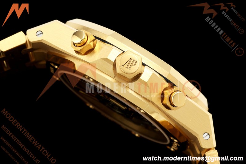 Audemars Piguet - Royal Oak Chrono 26240BA Gain Weight 41mm YG/YG SWF Smoked Gold Dial DDF DD4401