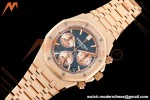 Audemars Piguet - Royal Oak Chrono 26239OR Gain Weight 41mm Frosted RG/RG SWF Blue Dial DDF DD4401 | 오데마 피게 - 로얄 오크 크로노 26239OR 게인 웨이트 41mm 프로스티드 RG/RG SWF 블루 다이얼 DDF DD4401