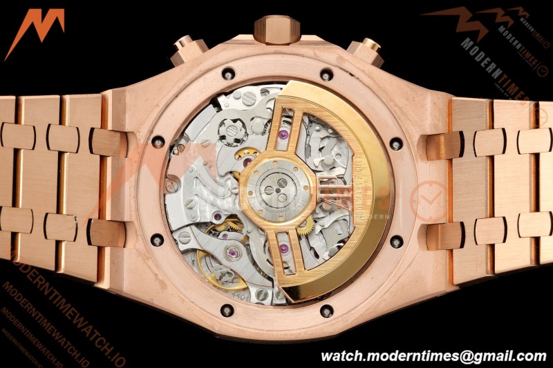 Audemars Piguet - Royal Oak Chrono 26239OR Gain Weight 41mm Frosted RG/RG SWF Blue Dial DDF DD4401 | 오데마 피게 - 로얄 오크 크로노 26239OR 게인 웨이트 41mm 프로스티드 RG/RG SWF 블루 다이얼 DDF DD4401