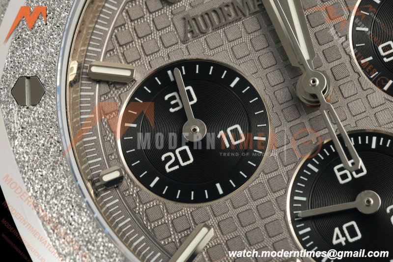 Audemars Piguet - Royal Oak Chrono 26240BC Gain Weight 41mm Frosted SS/SS SWF Grey Dial DDF DD4401 | 오데마 피게 - 로얄 오크 크로노 26240BC 게인 웨이트 41mm 프로스티드 SS/SS SWF 그레이 다이얼 DDF DD4401