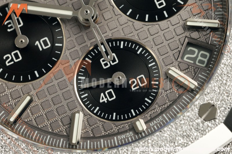 Audemars Piguet - Royal Oak Chrono 26240BC Gain Weight 41mm Frosted SS/SS SWF Grey Dial DDF DD4401 | 오데마 피게 - 로얄 오크 크로노 26240BC 게인 웨이트 41mm 프로스티드 SS/SS SWF 그레이 다이얼 DDF DD4401