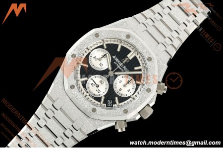 Audemars Piguet - Royal Oak Chrono 26239BC Gain Weight 41mm Frosted SS/SS SWF Black Dial DDF DD4401