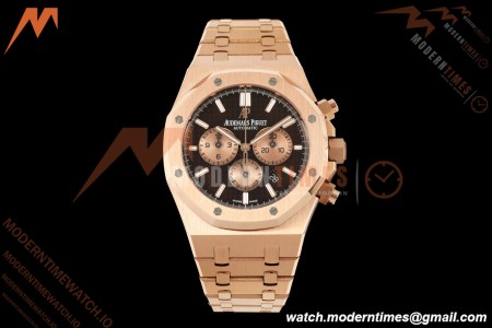 Audemars Piguet - Royal Oak Chronograph 26331OR 41mm RG/RG Brown APSF A2385