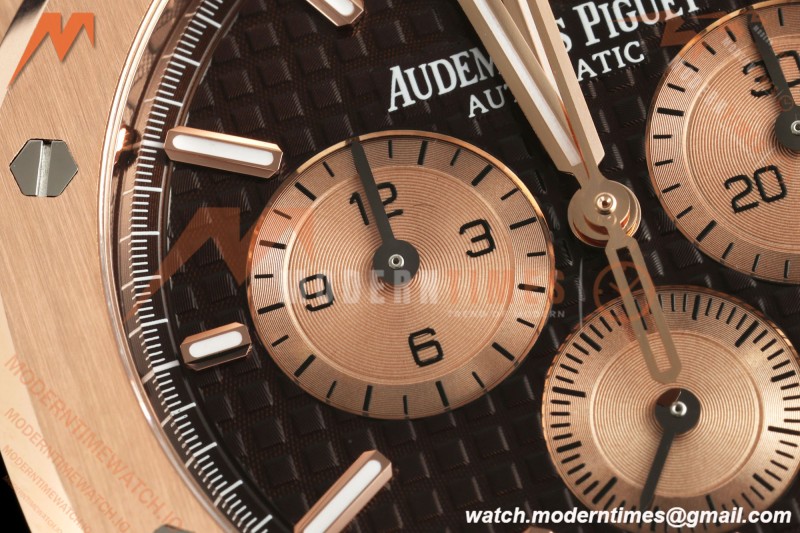 Audemars Piguet - Royal Oak Chronograph 26331OR 41mm RG/RG Brown APSF A2385 | 오데마 피게 - 로얄 오크 크로노그래프 26331OR 41mm RG/RG 브라운 APSF A2385