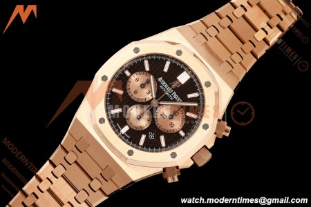 Audemars Piguet - Royal Oak Chronograph 26331OR 41mm RG/RG Brown APSF A2385