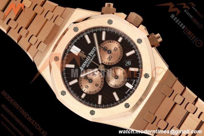 Audemars Piguet - Royal Oak Chronograph 26331OR 41mm RG/RG Brown APSF A2385 | 오데마 피게 - 로얄 오크 크로노그래프 26331OR 41mm RG/RG 브라운 APSF A2385