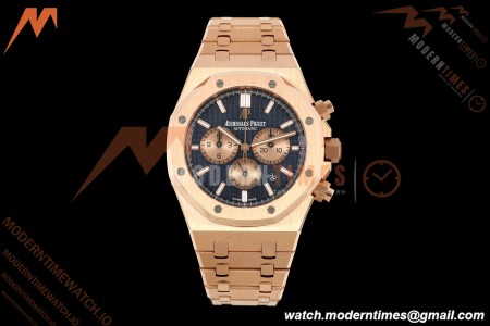 Audemars Piguet - Royal Oak Chronograph 26331OR 41mm RG/RG Blue APSF A2385