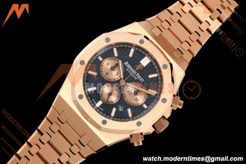 Audemars Piguet - Royal Oak Chronograph 26331OR 41mm RG/RG Blue APSF A2385