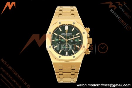 Audemars Piguet - Royal Oak Chrono 26331BA 41mm YG/YG Green APSF A2385